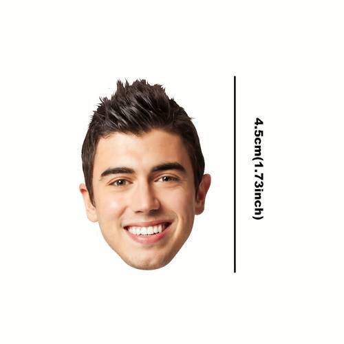 20 50 100pcs 4 custom face confetti stickers personalized photo mini stickers size 4 5cm 1 73in suitable for bachelorette parties birthdays bridal showers and wedding parties decorations easy to apply and remove paper material