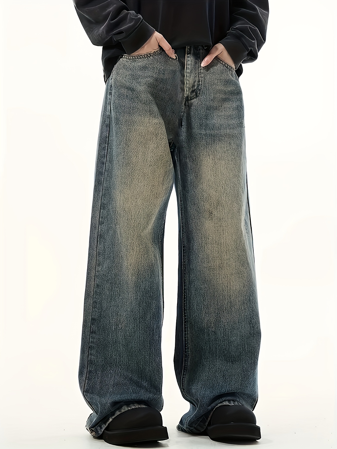 【BAON】Meldin vintage washed denim pants BAON】Spot Vintage Wrinkle Washed Denim Pants Type 00 14.1oz