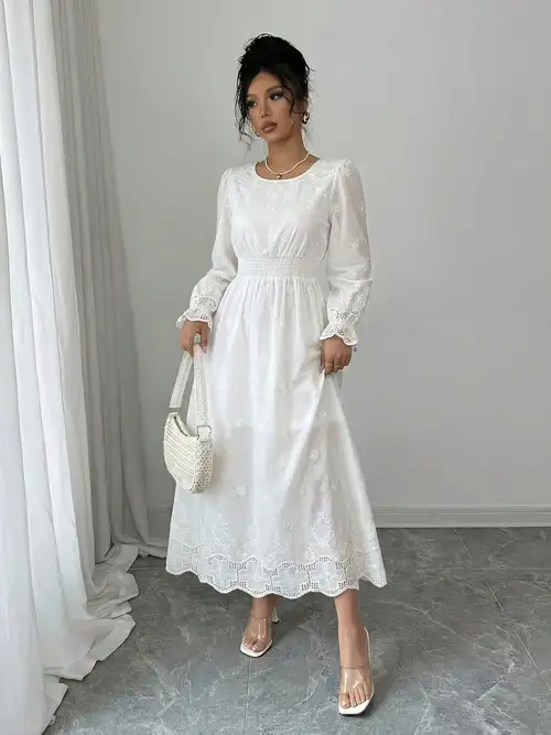 fancy peplum dress AOMEI Women's Pink Floral Applique Peplum Long Pencil Dress Square Neck Puff Sleeve Fall Evening Wedding Guest Dresses (Small,Pink) at Amazon Women's Clothing store
