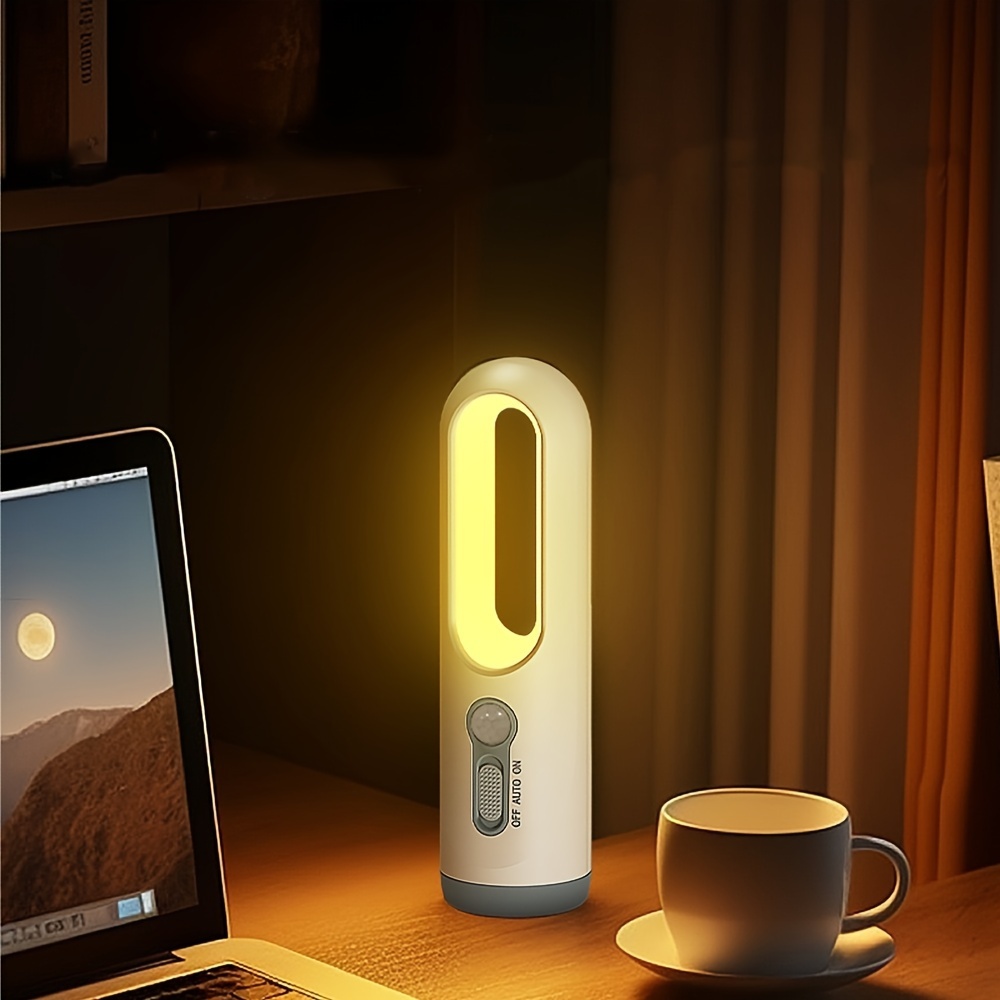 

Yaowithsu Rechargeable Led Night Light, Portable With Flashlight, 36v Battery/usb Powered, Home Use, Plastic, For Bedroom, Bathroom, Nursery, Toilet, Reading, Outdoor Camping