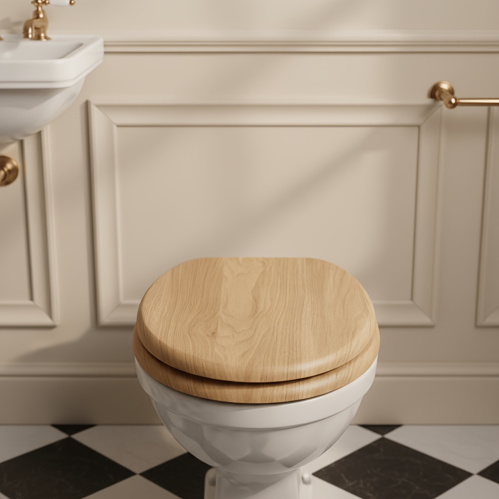 Sinobath Wc Seat With Mechanism, Mdf Core, Hinge Made Of Alloy, Quick Assembly, Designs .