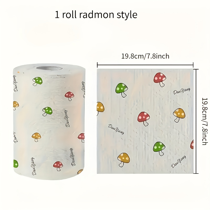 TEMU Upgraded 1 Roll And Thicker Cloth 120g/mÂ², Kitchen Towel, Cleaning Cloth, Lazy Cloth, Dishwashing Cloth, Outdoor Kitchen Supplies, Party