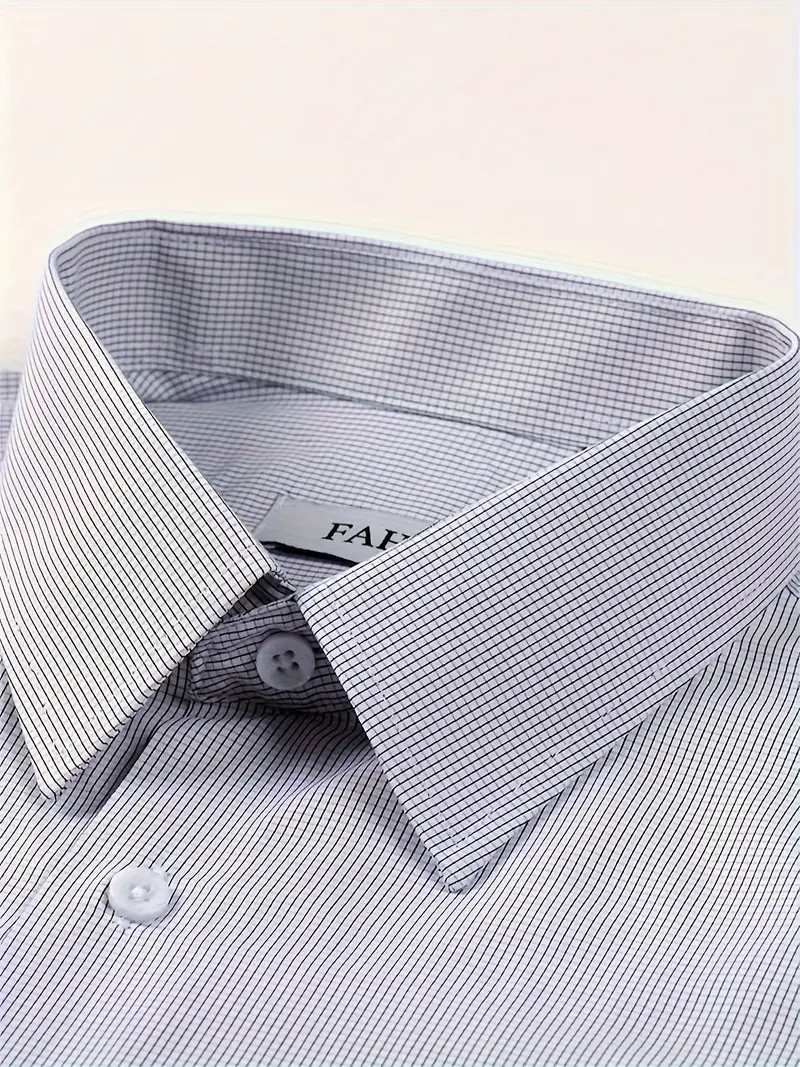 mens dress shirt regular fit casual long sleeve check - Temu mens dress shirt regular fit casual long sleeve check - Temu