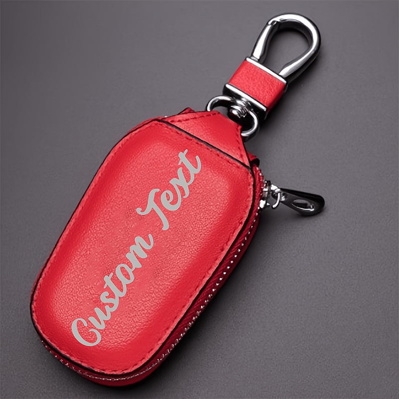 TEMU Self- Initial Letter Men's Multi-functional Key Pouch, Large Capacity Car Key Case, Gift For Boyfriend, Husband, For Christmas, Father's Day,
