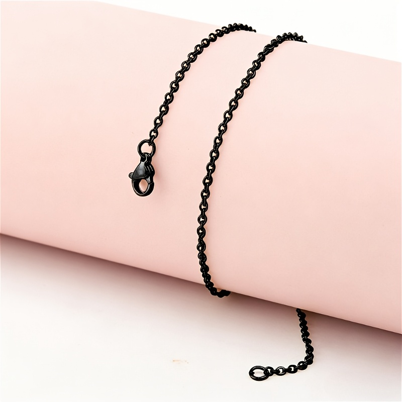 Unisex 316L Steel O-Ring Chain Necklace