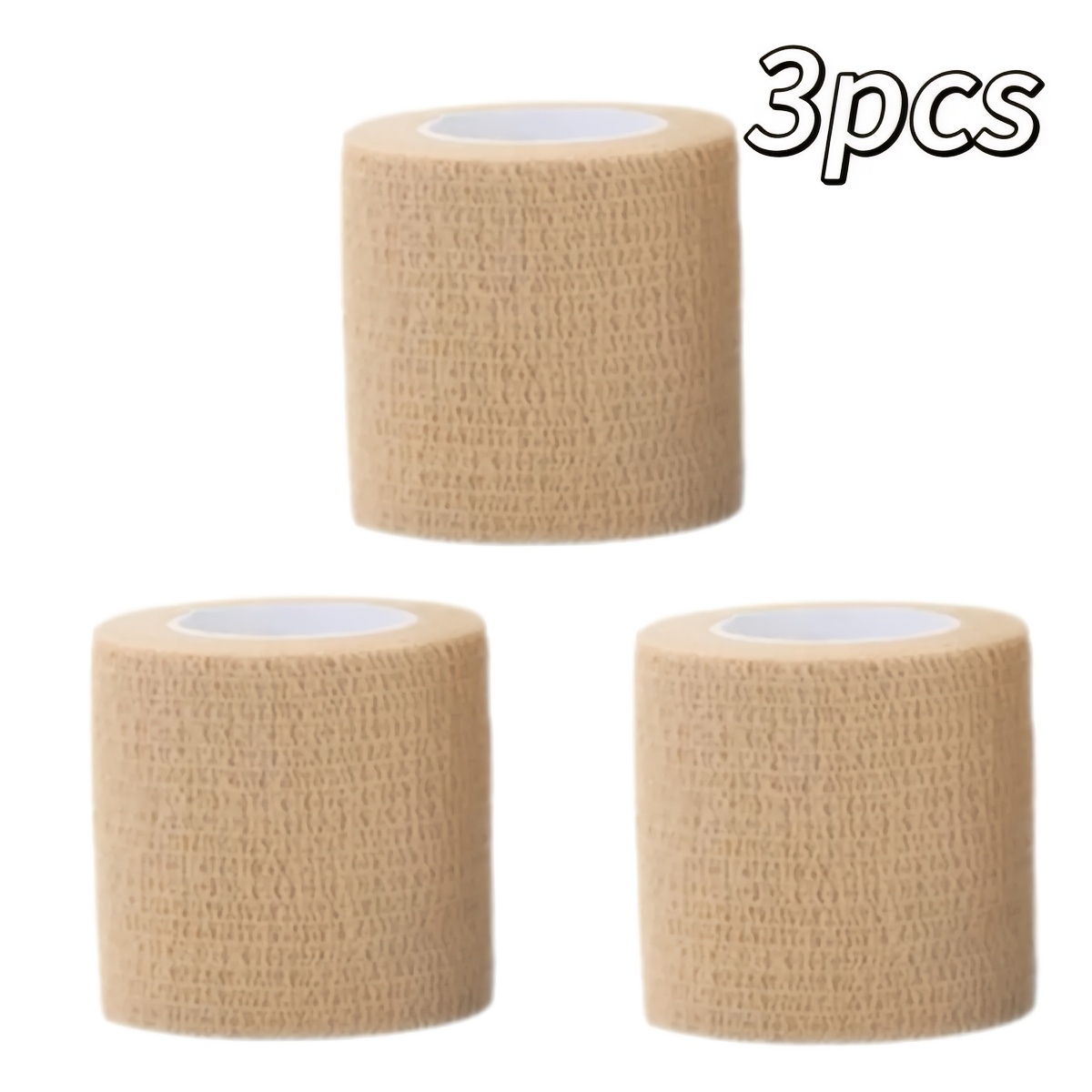 Image of 3pcs Self-adhesive Elastic , Pet Cat Breathable Tape, Durable Self-adhesive
