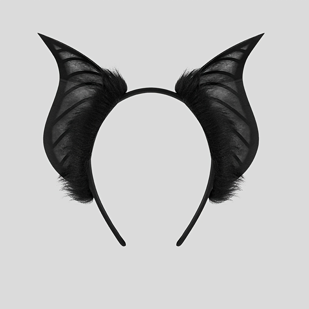 TEMU 1pc, Bat Ear Headband, Halloween Cosplay Party Costume Headwear, Anime Prop, Multi-item Party Favor Packs For Christmas Navidad