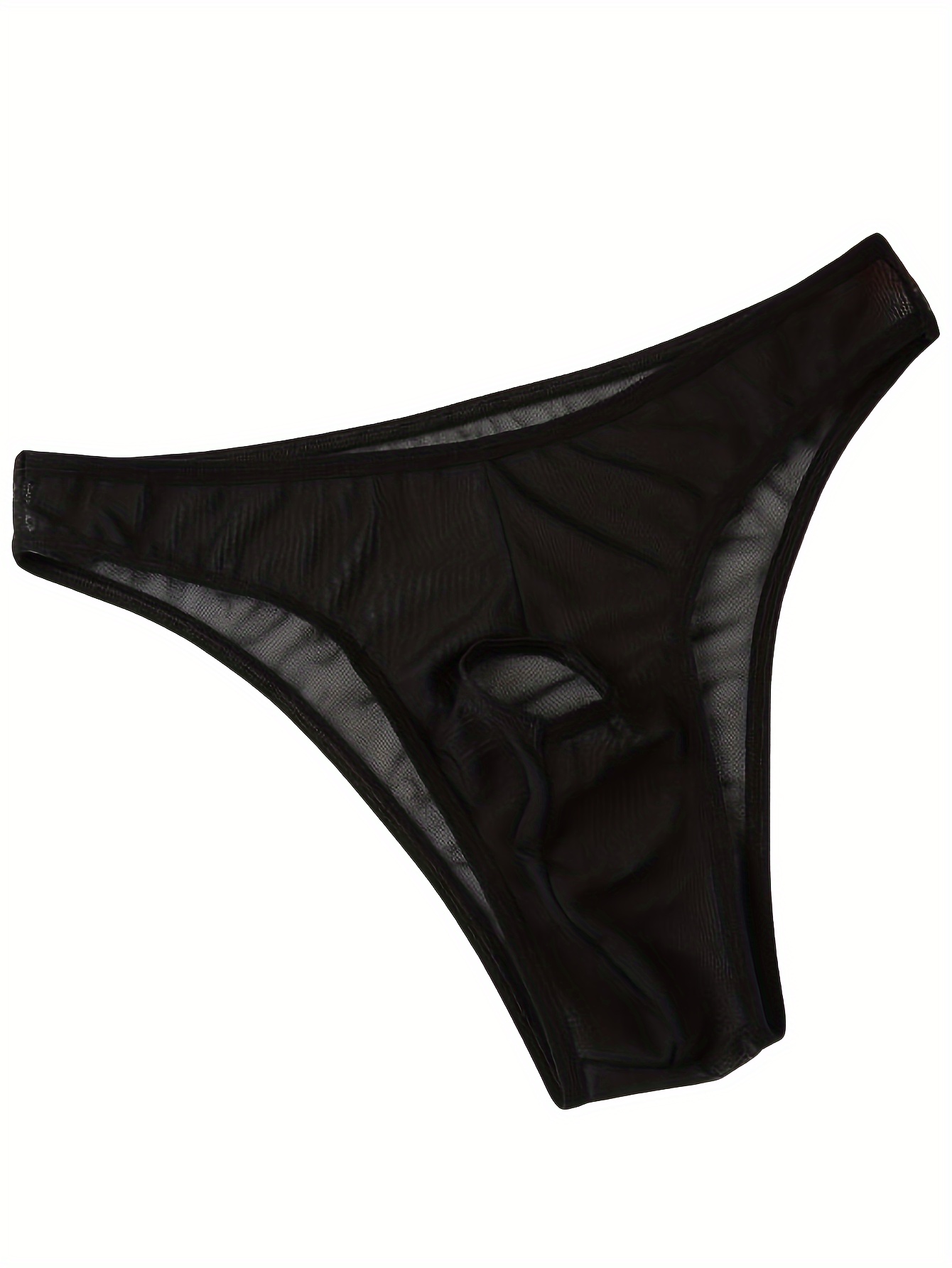 Men's Stylish Sexy Hole In Front Hollow Transparent Sheer - Temu