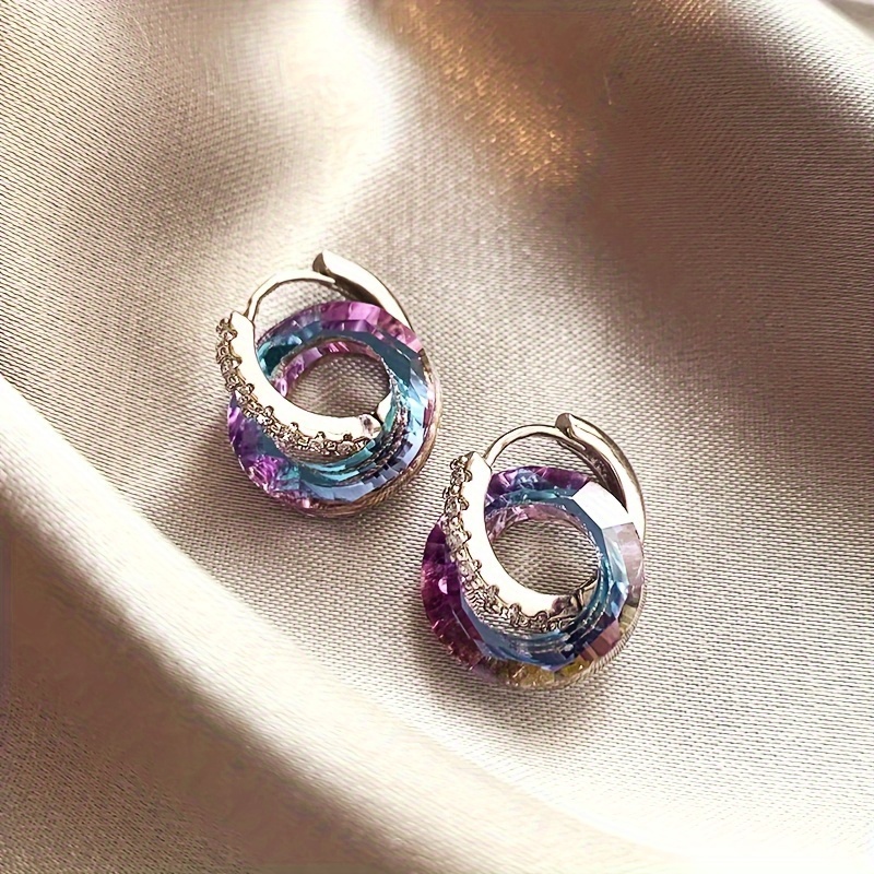 

Hoop Earrings Light Luxury High-grade Of Temperament Ear Earrings