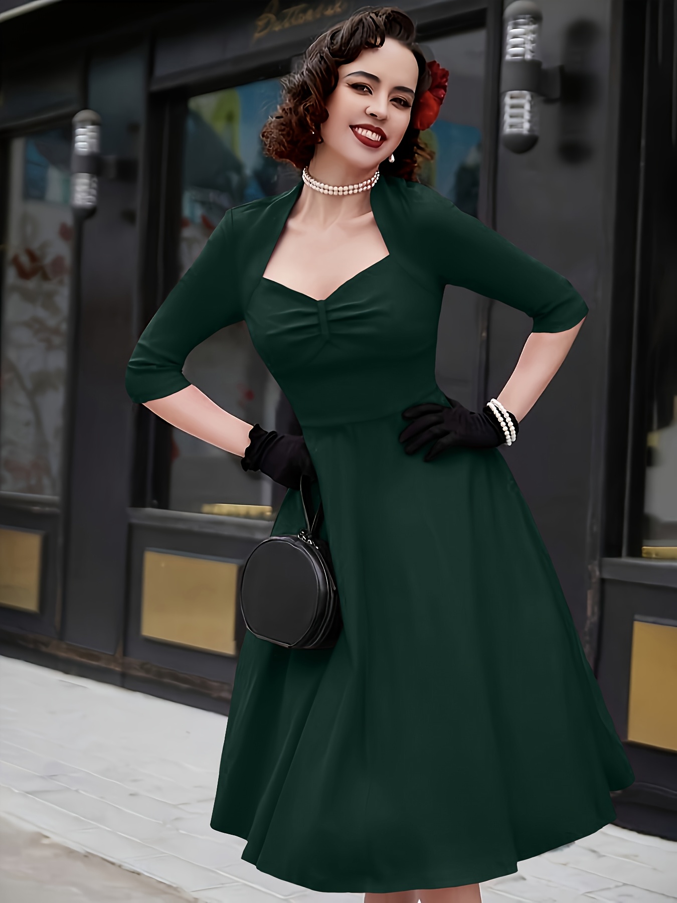 a line long formal dresses Elegant A Line Half Sleeves Chiffon Long Prom Dress