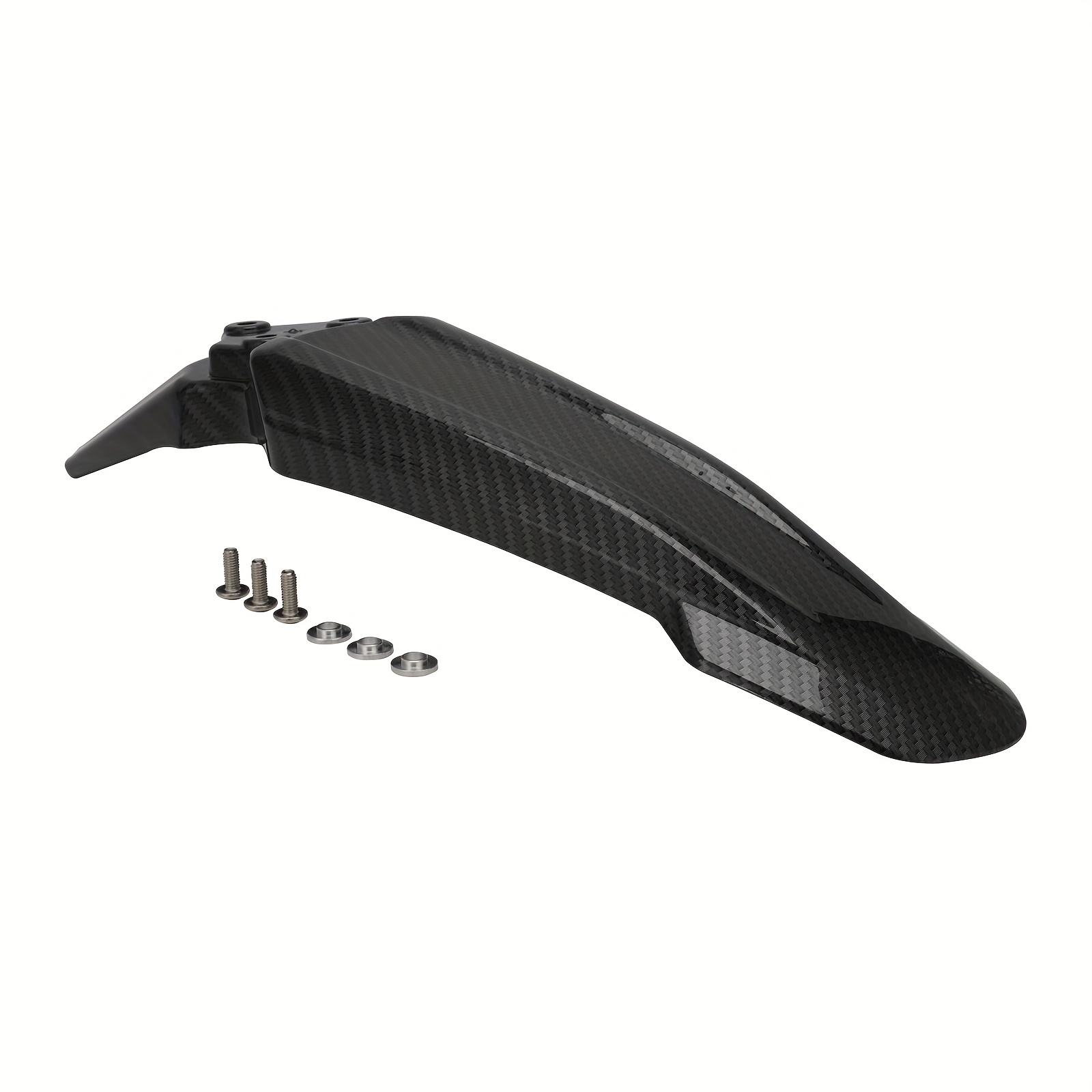 TEMU Front Fender Carbon Fiber Surface For X/s Electric Dirt Bike - Vehicle-specific Fit, Durable Polypropylene, Aerodynamic & Off-road Performance,