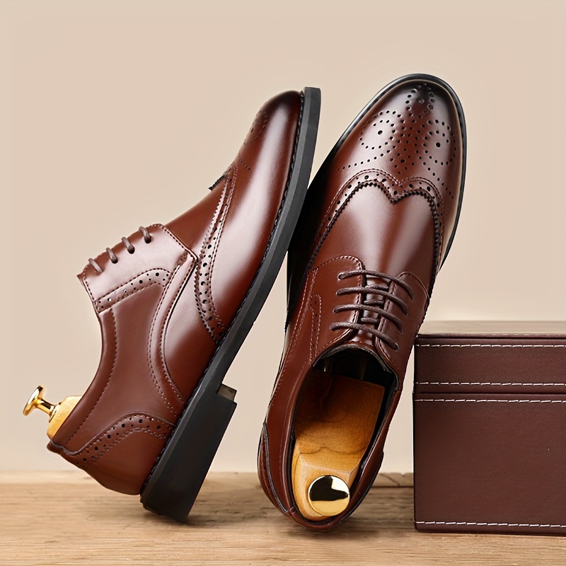 zapatos de vestir versátiles para hombre jit2025 - oxford   con cierre de cordones,   de goma e interior de   para negocios,     formales, calzado elegante | calzado   9