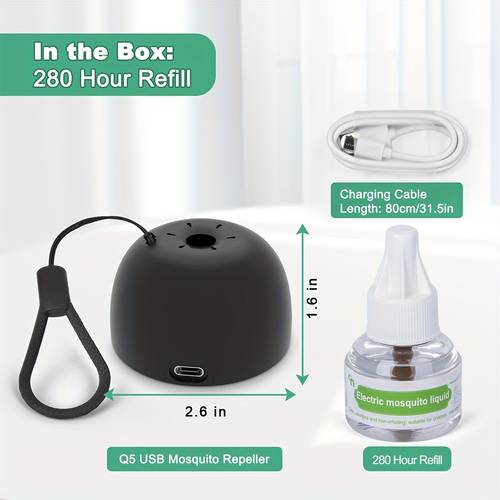usb mosquito repeller 280h protection for room bedroom office kitchen hotel