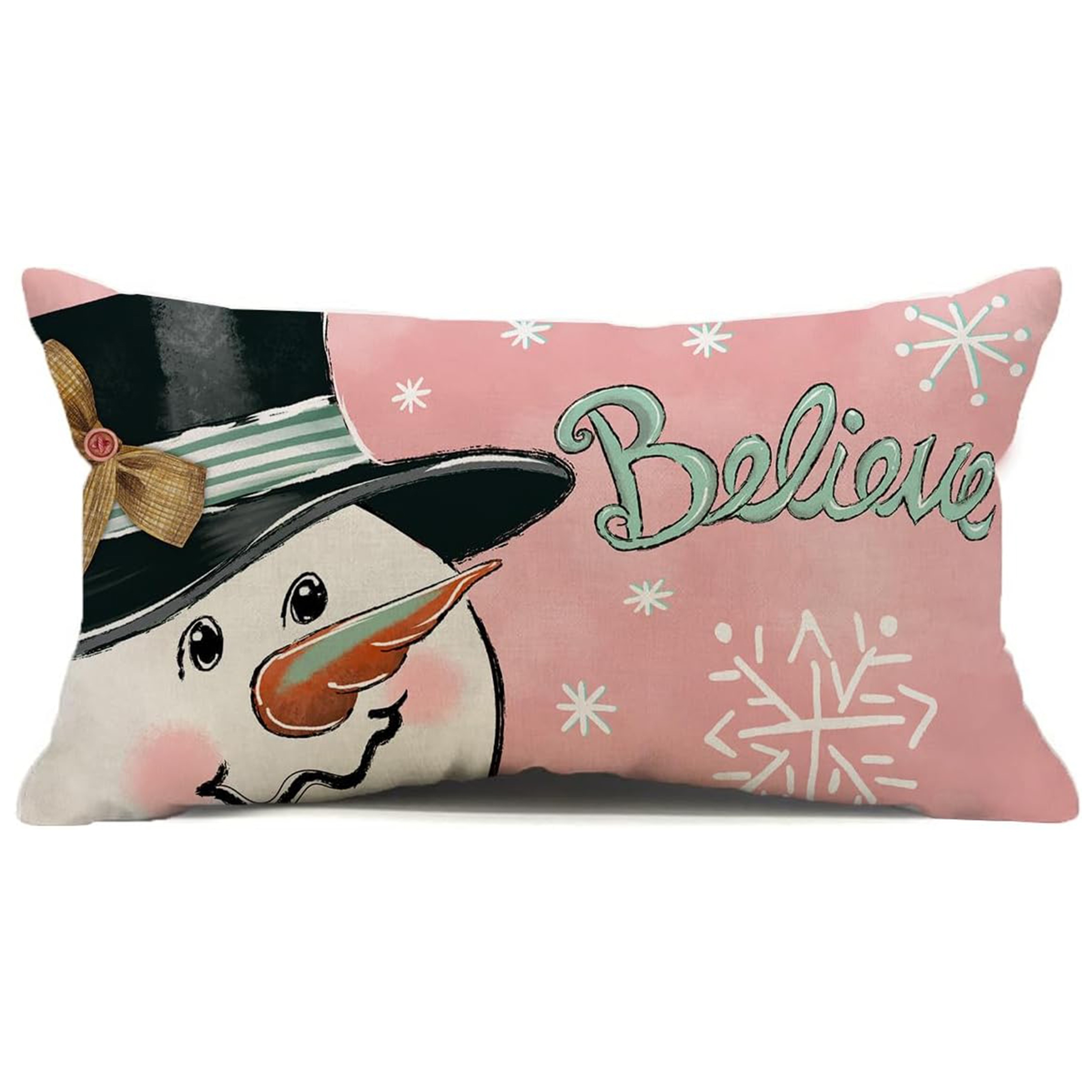 

& Snowman Christmas - , , Zip For Couch Decor ( Not Included)