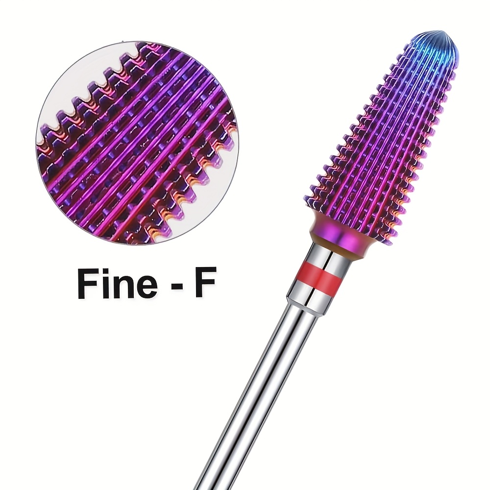 Purple Tornado Nail Drill Bit