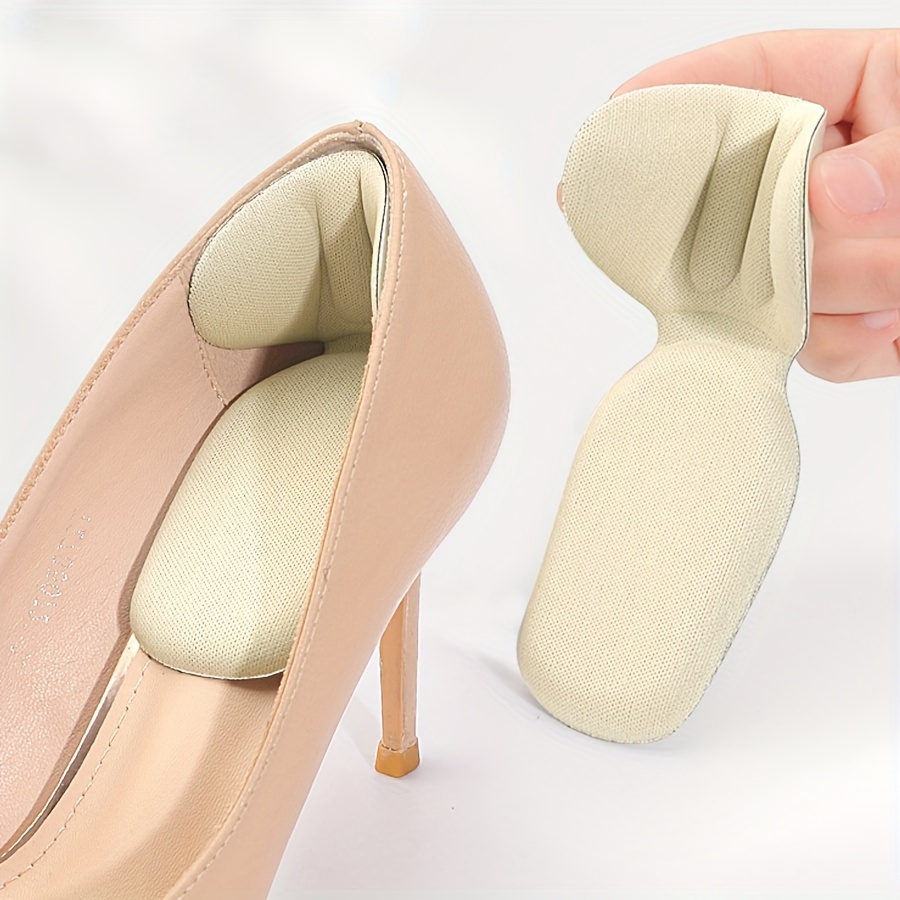 

Polyester High Heel Cushions And Cups - 1 Pair Soft Heel Grips Pads For Shoes Too Big, Anti-slip Shoe Inserts For Women