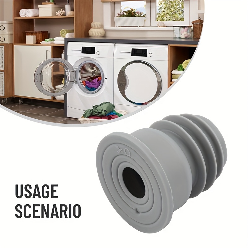 A Non-toxic Silicone Seal Plug For Washing Machine Drain Hoses, Suitable For Washing Machine Drainage Holes, Dishwasher Drain Bends, Laundry Rooms, Bathrooms, And Kitchens