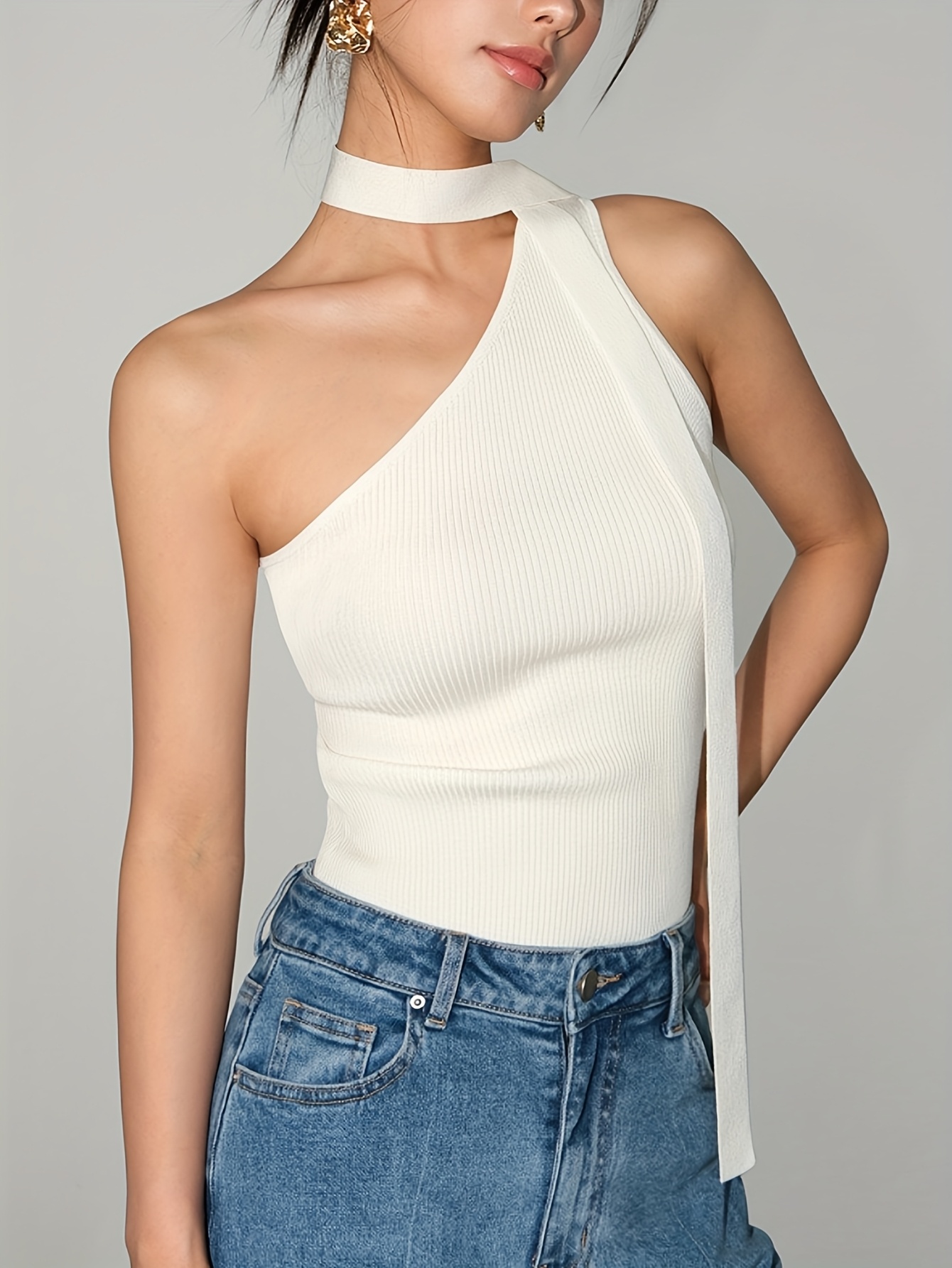 blusa mujer sin hombros viscosa sin cinta Temu Colombia