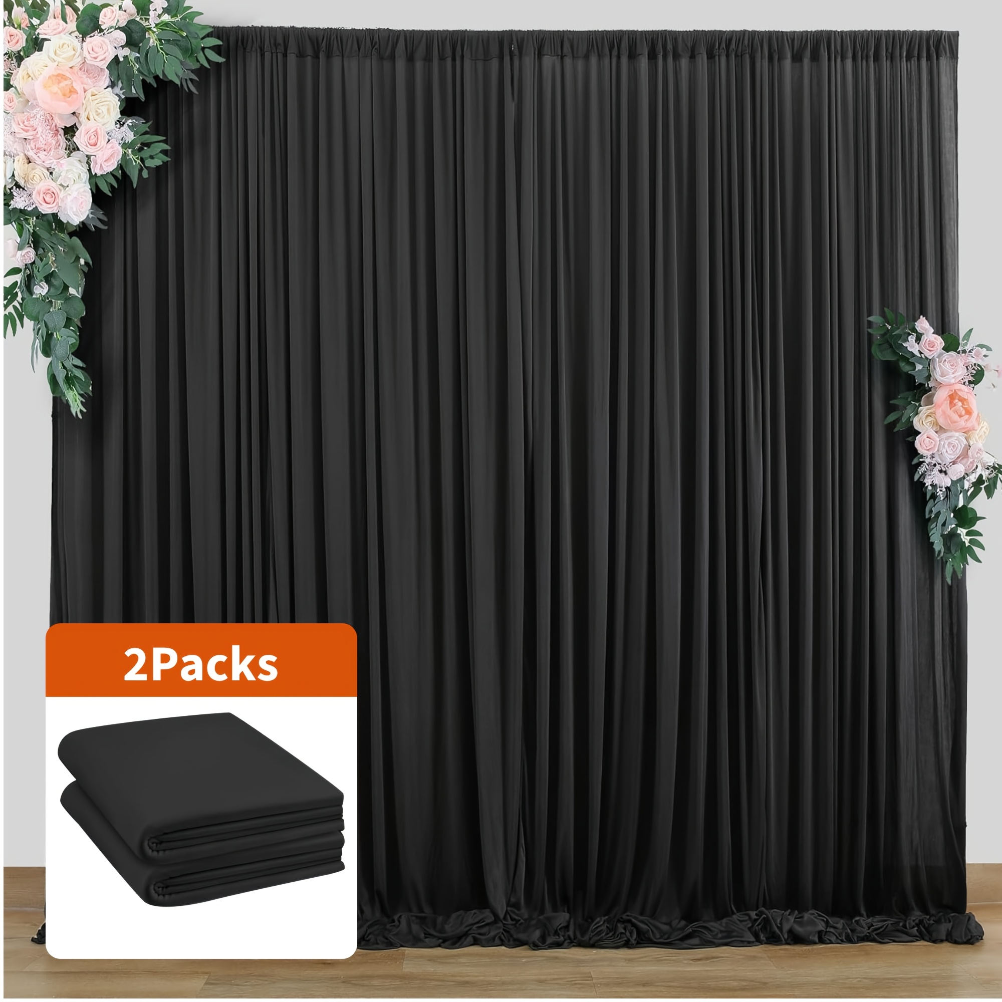 item picture 10ftx10ft background curtain used for wedding wrinkle free background curtains photo decoration background cloth suitable for shower photography stage reception desk