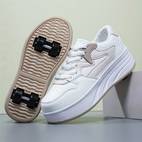outdoor versatile fashionable lightweight breathable roller skates detachable dual purpose childrens shoes school park roller skates girls casual sneakers