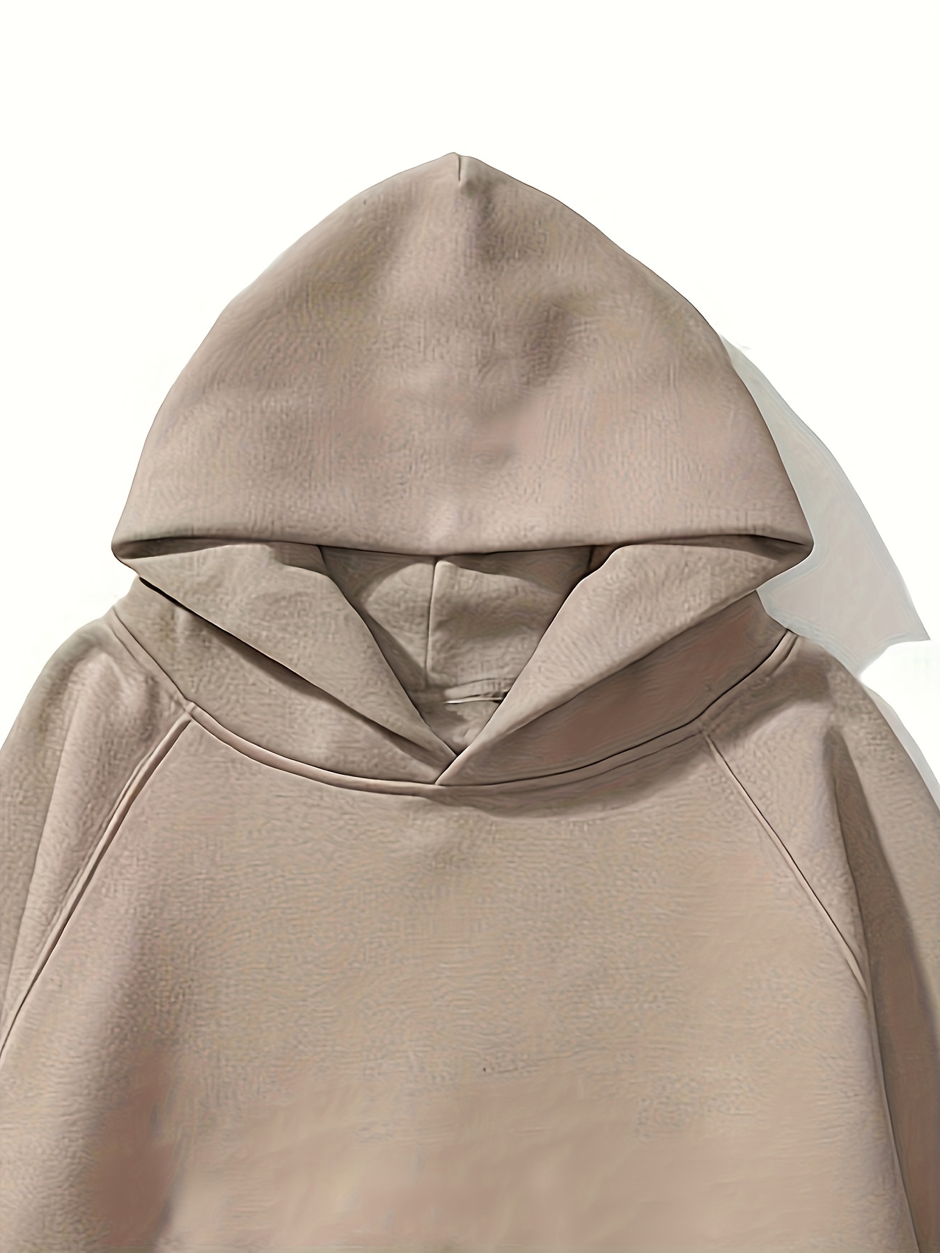 mens fleece lined hoodie casual sporty double layer hood Temu