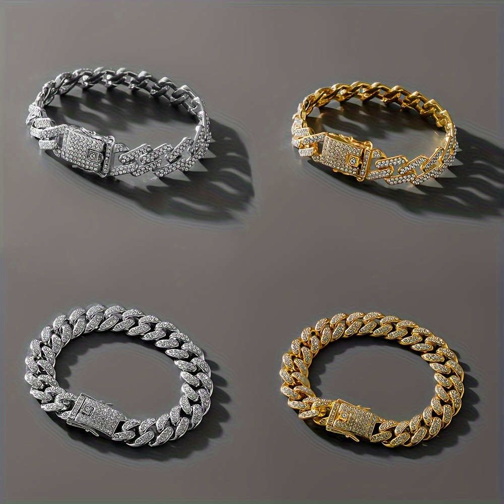 

Chunky Chain Hip Hop Style Cuban Chain Bracelet Unisex Jewelry For Women Men