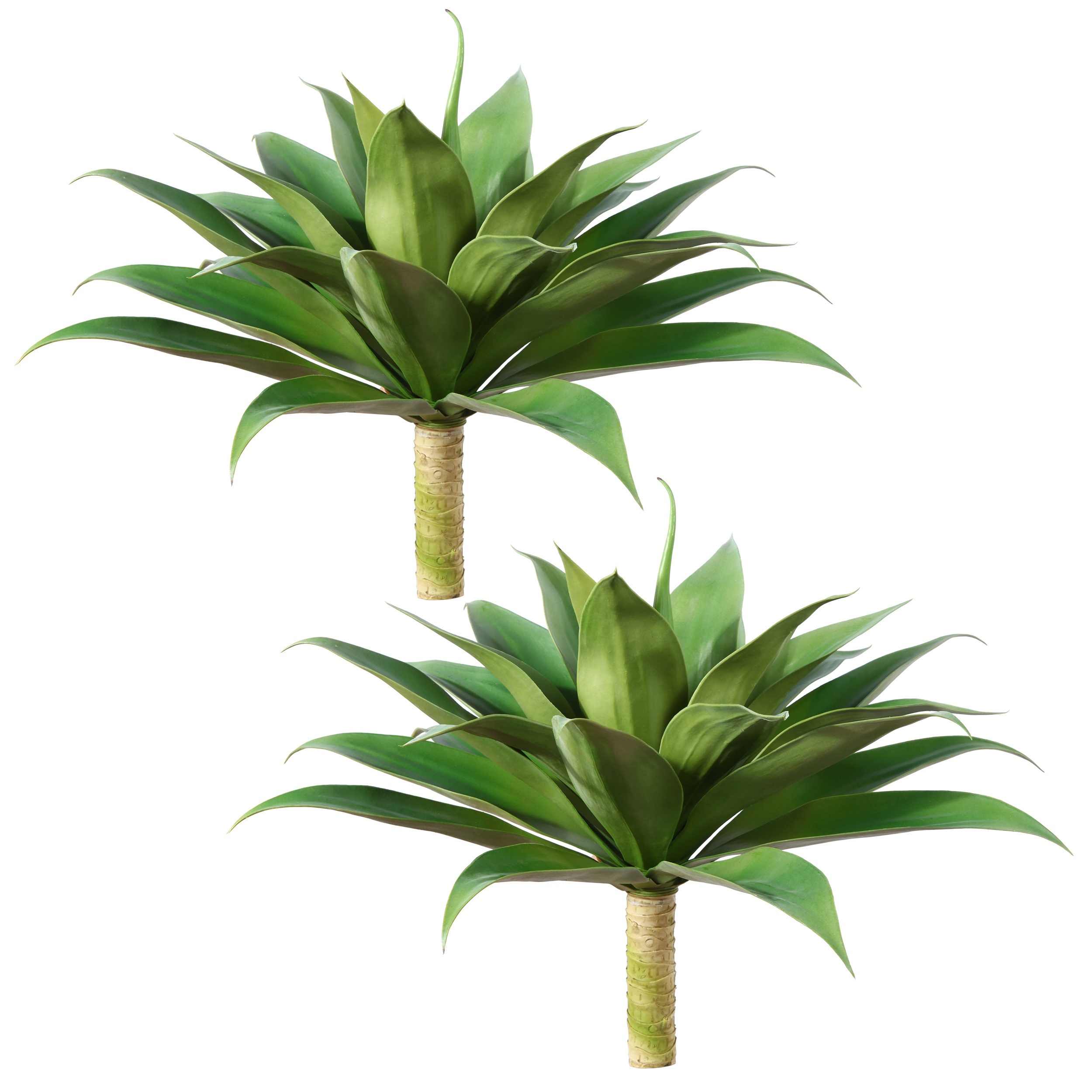 TEMU Artificial Agave Plants, Succulents Stems Fake Plant For Home Office Garden Yard Indoor Outdoor Decor (2 Pack, 20")