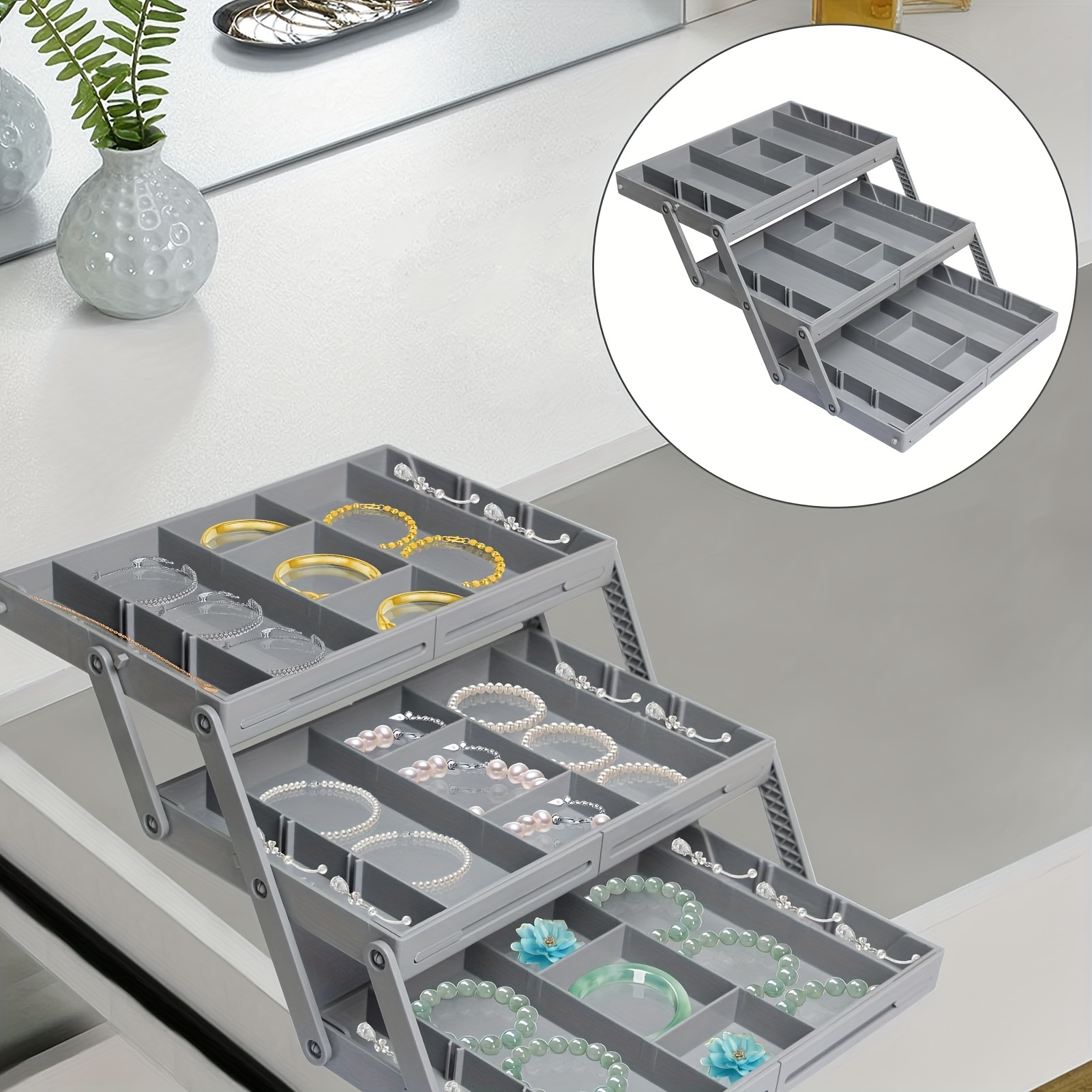 

2/3 Drawer Organizer - Desktop Organizer For Office Supplies, Utensils, Dressers, And Jewelry