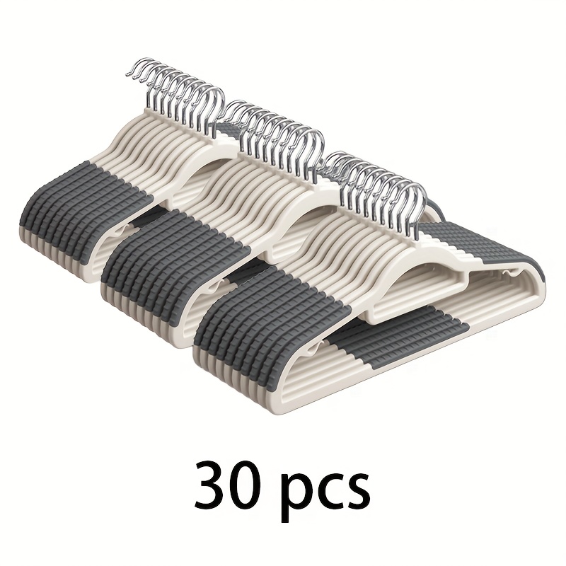 TEMU 30/20/10 Non-slip Hangers, Heavy-duty Version