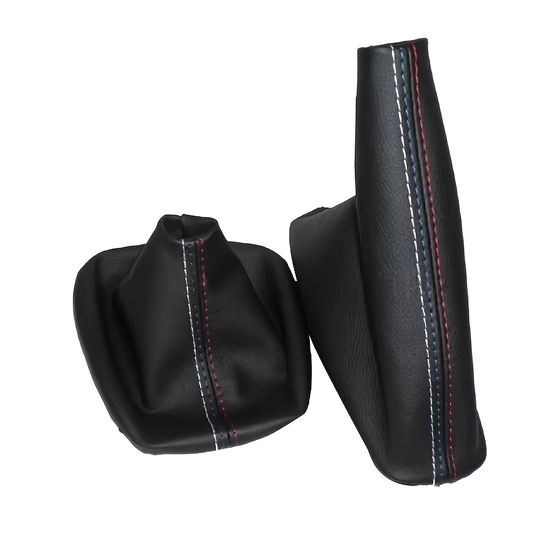 TEMU 2pcs Easy-to-install Gear Shift Knob And Ball Shifter Handle Dust Cover Set