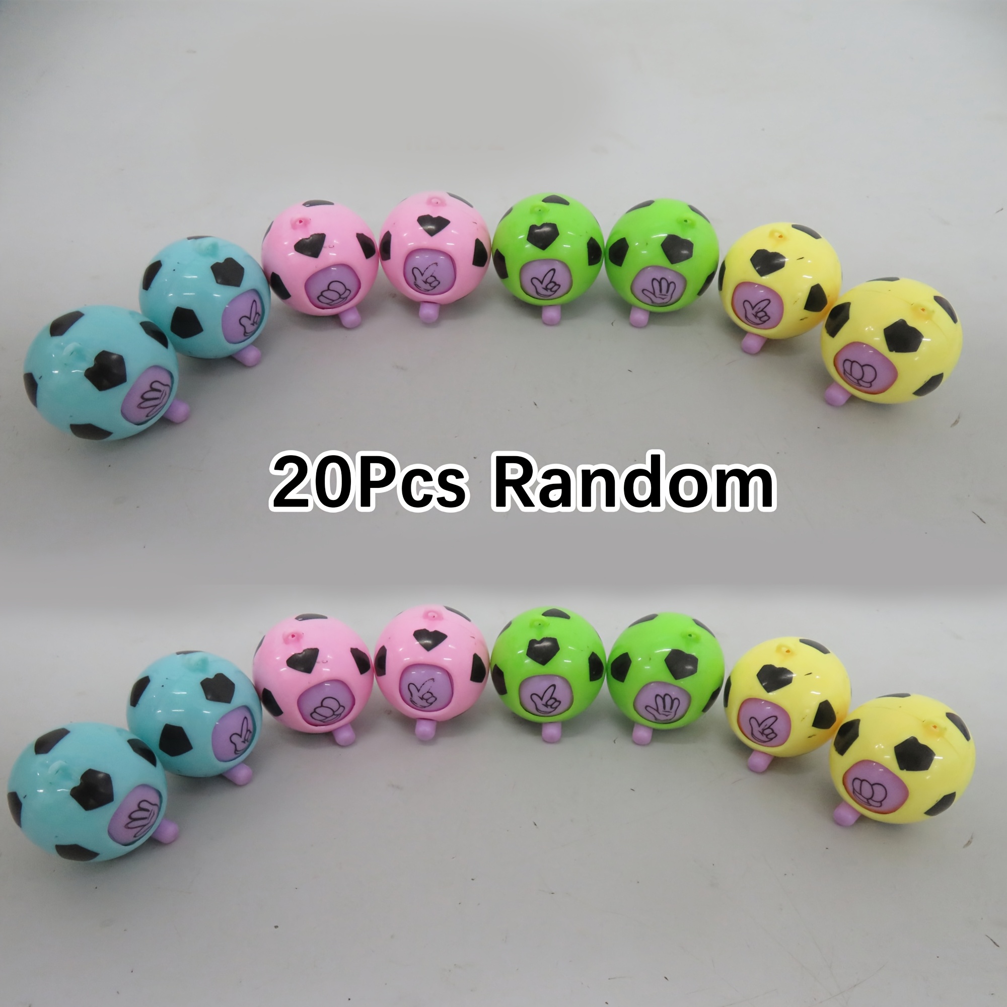 TEMU 20pcs Porte-clés Jeu de -Papier-Ciseaux sur le Thème du Football, Jouets -Stress, Parfait pour de Fête pour Enfants, Prix de Classe, Jouets