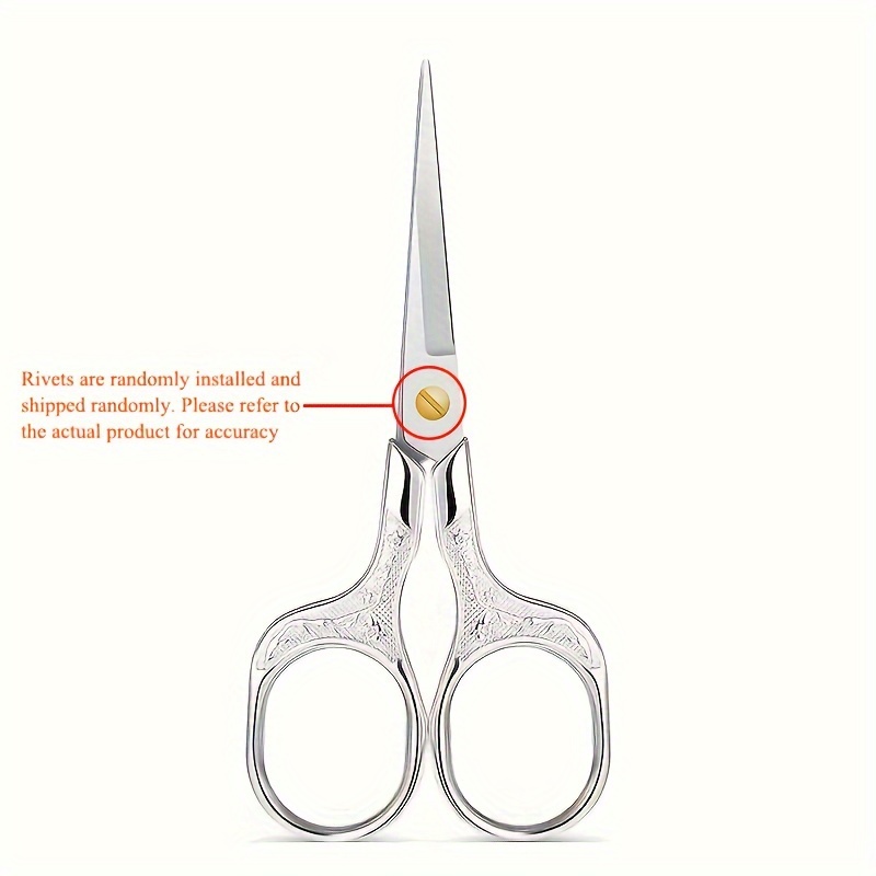 Stainless Steel Vintage Scissors Sewing Fabric Cutter - Temu