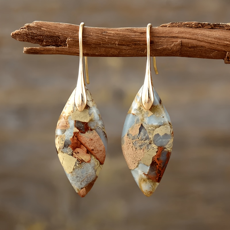 E-shop Boho Vintage -Lang-Ohrringe mit – Geeignet für den täglichen Gebrauch, Geschenk zum Valentinstag/Muttertag, böhmische Ohrhänger für das ganze