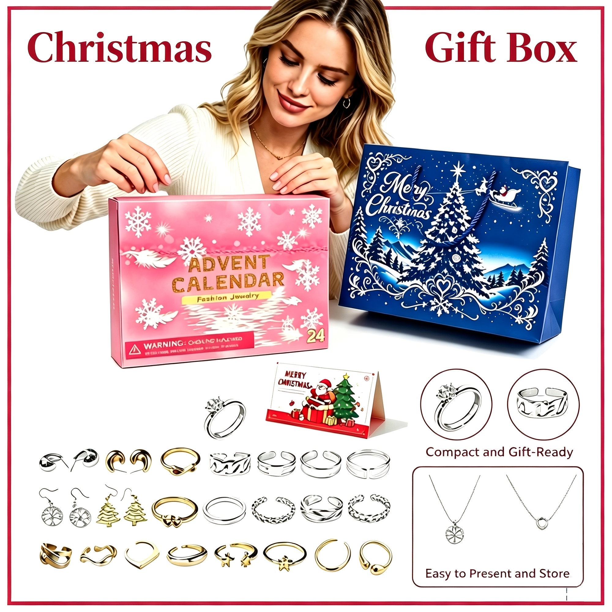 Christmas Advent Countdown Calendar, Multi-scene Gift