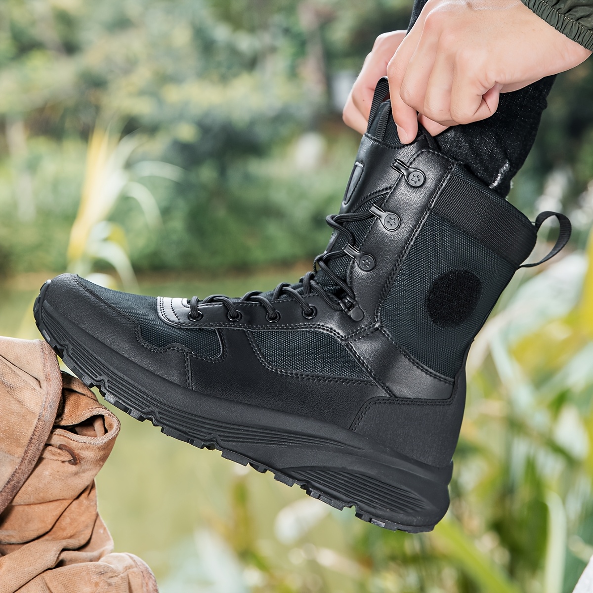 Botas Otoño Invierno Hombre Zapatos Antideslizantes Botas Para