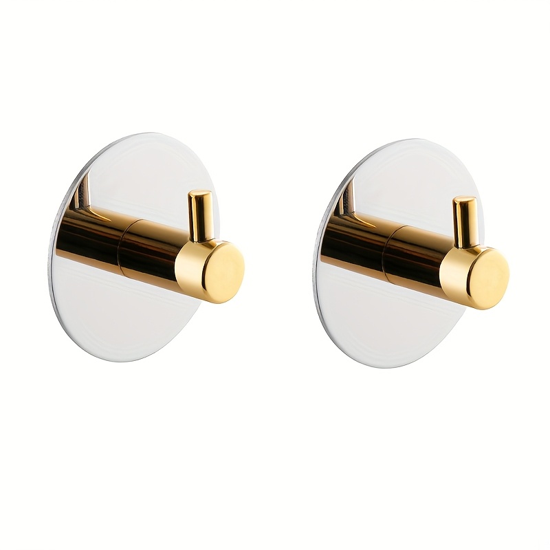 Dubbele haak zelfklevend 100x65x45 mm rvs | Online Deurbeslagshop