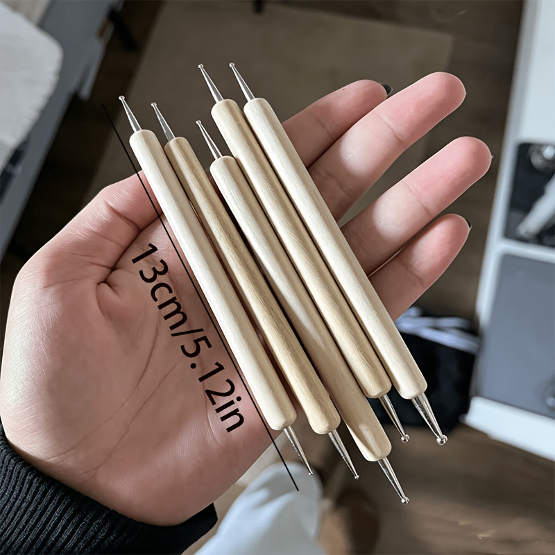 Double-Ended Nail Dotting Tools for Nail Art Applications
