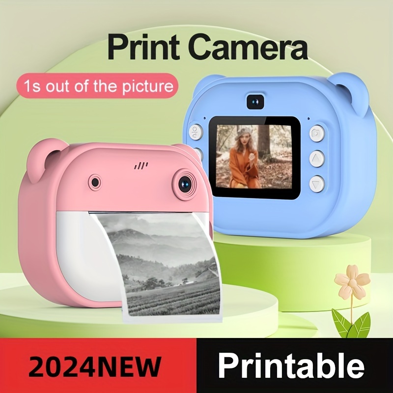 Fdit imprimante pour appareil photo 12MP enfants impression caméra