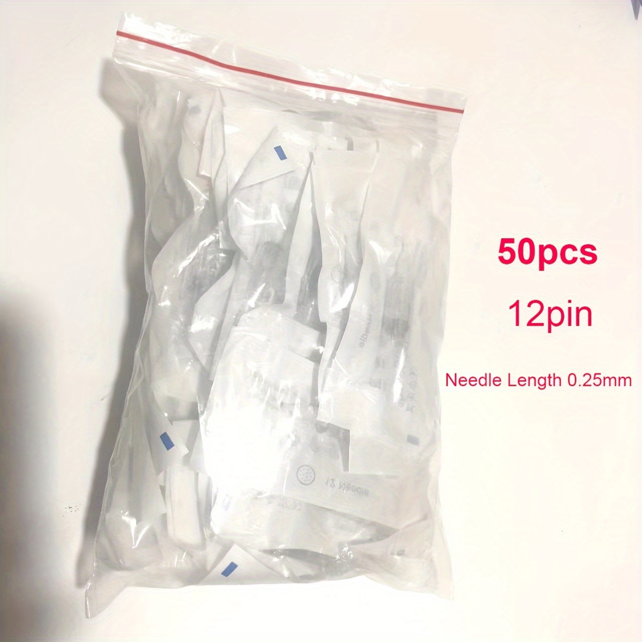 50pcs Disposable M5/m7 N2 Microneedle Cartridge Suitable For Beauty Microneedling Pen, Bayonet Tip Replacement Tips With Plastic Housing & N2 Needles Pen Device, For & Professional Skincare