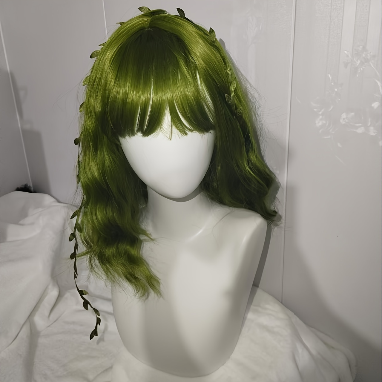 

Green Short Wig Cosplay Universal Original Short Updo Wig - Movie Theme, Heat Resistant, Style, Clasp Net Cap