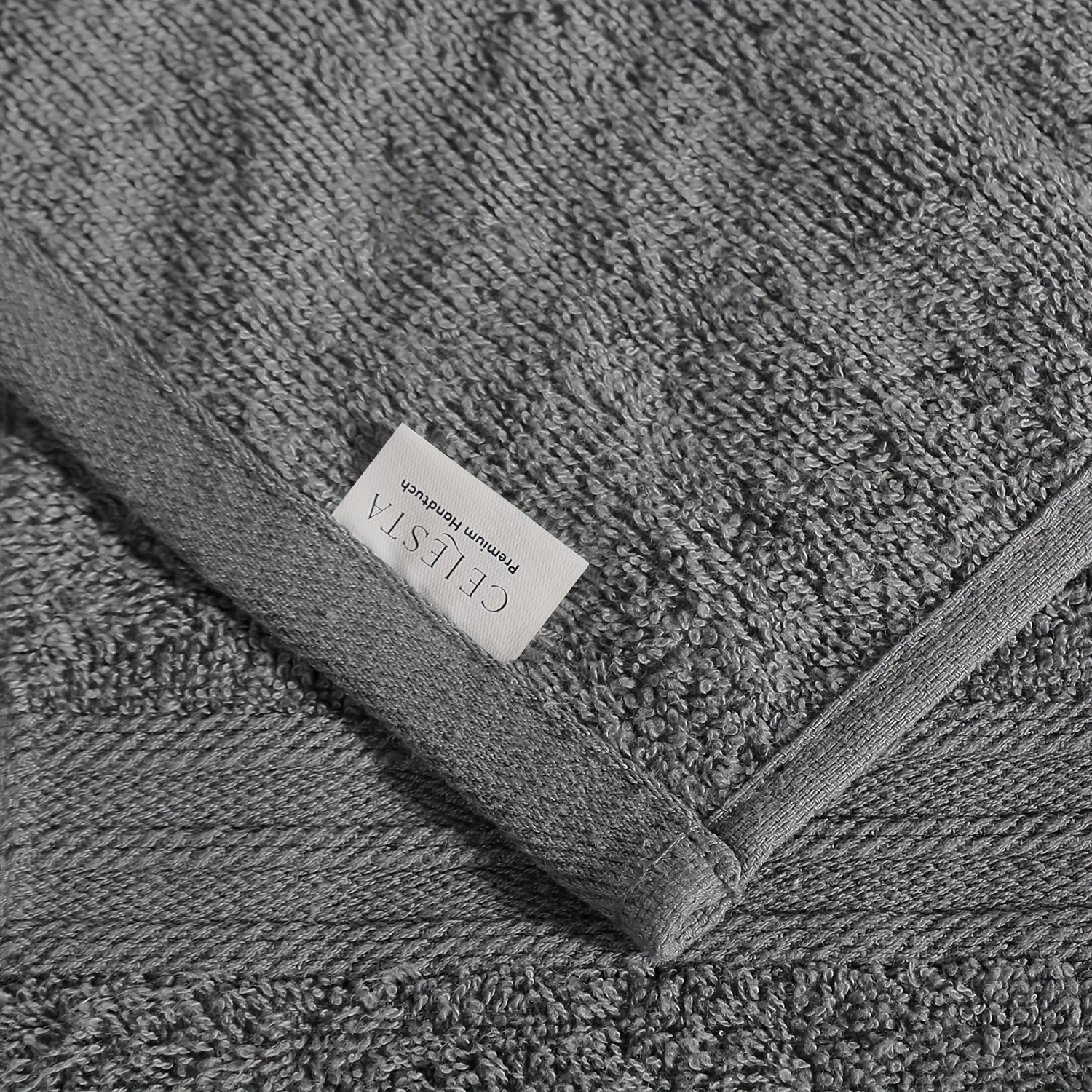 Image of 12pcs Towel Set, Cotton, 550gsm, Combines Absorbency With A , Quick-drying And Absorbent, Includes 4 Bath Towels (70×140cm), 4 Fingertip Towels (50×100cm), And 4 Guest Towels (30×50cm)