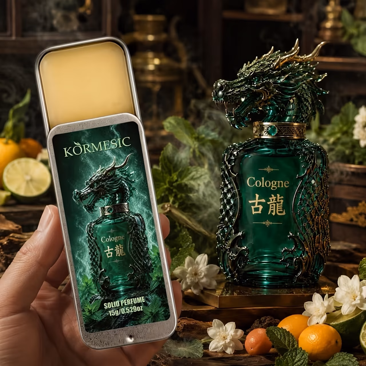 eastern eau de toilette concentrate unisex 15g alcohol free long lasting fragrance with citrus jasmine mint and musk notes enhances charm and compact and portable for ups Product details 0
