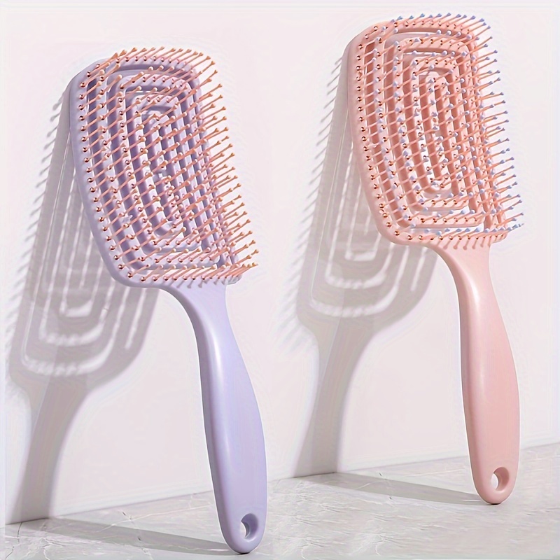 

Soft Hair Comb For All Hair Types - Gentle Detangling Brush With Resin Handle, Ideal For Wet Or Dry Styles