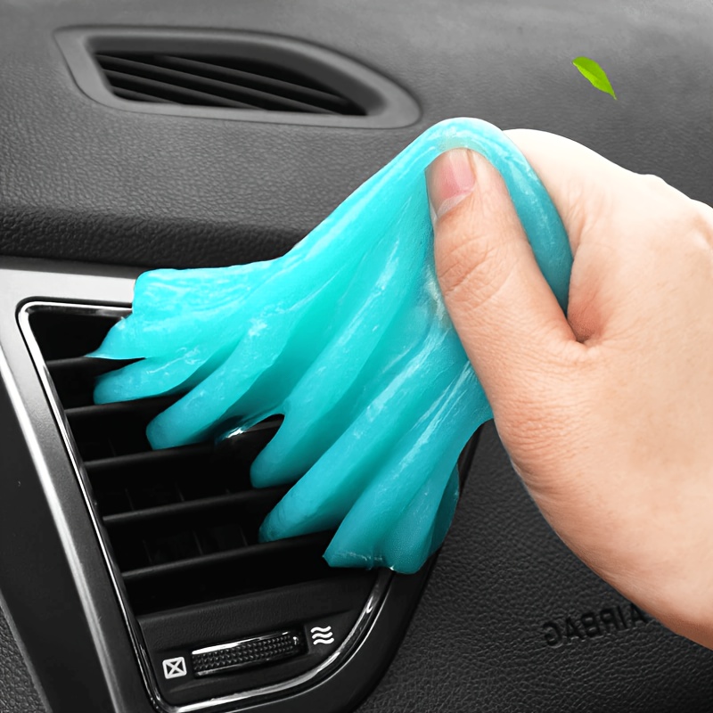 1pc Car Interior Dust Remover Gel - Blue Jelly Cleaning Magic for Car Vents, Keyboard & More - Easy-to-Use Auto Cleaning Accessory, Ideal Gift for Men, Car Cleaning Accessories