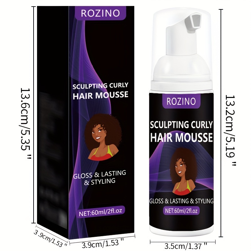 60ml coconut oil hair gel with and delicate foam light plastic elastic restoring locking quickly shaping y hair details 6