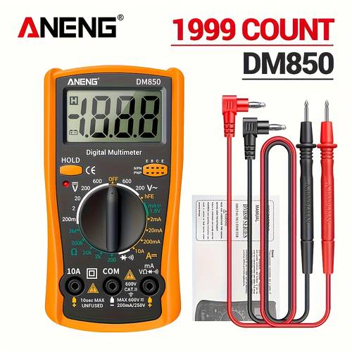 850 automatic professional digital multimeter 1999 auto ac votage tester ohm current ammeter detector tool