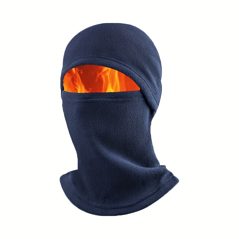 TEMU New Winter Integrated Riding Mask Multifunctional Scarf Outdoor Ski Hat Fleece Cold Protection And Warm Head Cover