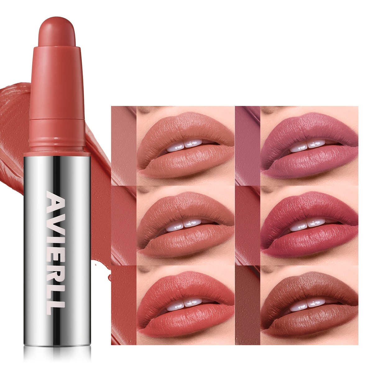 1pc matte lipstick pen long lasting waterproof moisturizing smooth lipstick   everyday lip makeup and christmas party use