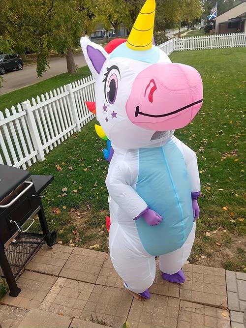 carnival halloween party costume cute inflatable onesie for men and women no measurement required