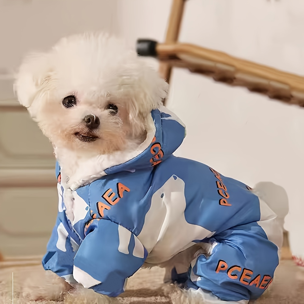 E-shop Hund Winterkleidung Verdickte Warme Teddy Pomeranian Haustier Winter Fleece Kältebeständig Kleine und Mittelgroße Hunde